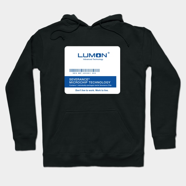 Lumon Severance Chip Hoodie by TGIM